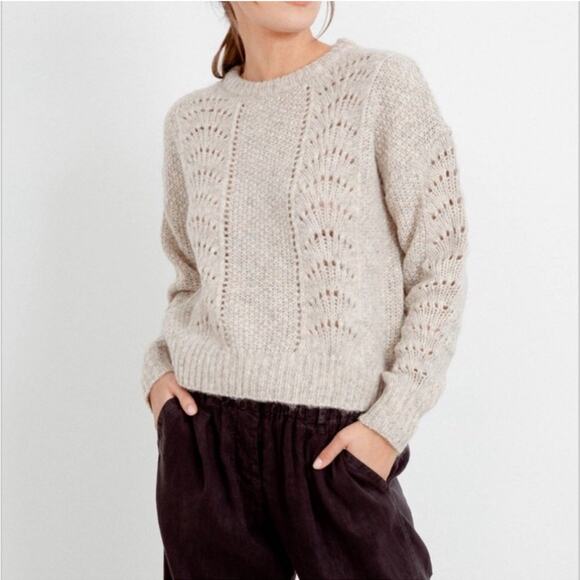 Rails Mara Oatmeal Knit Sweater XS - Picture 4 of 12